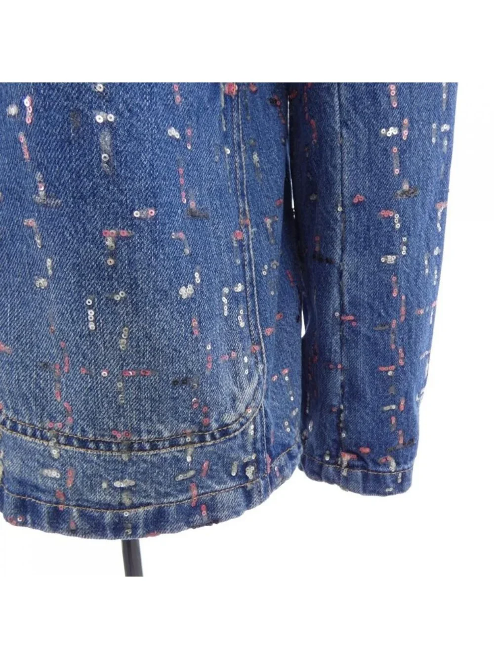 Chanel Metiers D'art Look 38 Denim Jacket